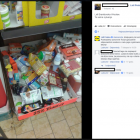Tak wyglądały półki sklepowe w Lidlu na Braniborskiej we Wrocławiu  Autor: Facebook