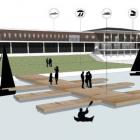 Wstępna koncepcja mariny Kleczków  Autor: mat. inwestora
