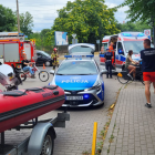 Wypadek przy Kleczkowskiej  Autor: Wodna Służba Ratownicza
