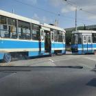 Wykolejenie tramwaju na Legnickiej.  Autor: Dorota