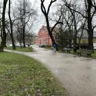 Skwer koło stacji Wrocław Mikołajów  Autor: Jakub Jurek