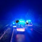 Śmiertelny wypadek koło Środy Śląskiej  Autor: Komenda Państwowej Straży Pożarnej w...