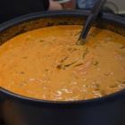 Na zdjęciu indyjska potrawa jalfrezi. - To potrawa z boczniaków w kremowym sosie...