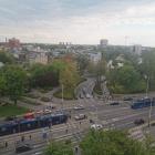 Potrącenie pieszego przez tramwaj - plac Grunwaldzki, Wrocław  Autor: Internautka