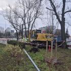  Awaria wodociągowa przy ul. Zaporoskiej / fot. MPWiK 
