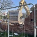 Trwają prace rozbiórkowe przy rondzie koło Tarczyński Arena / fot. Kinga Mierzwiak