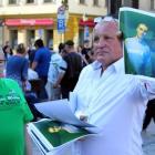Podobny protest Piotr Rybak zorganizował we Wrocławiu rok temu  Autor: archiwum