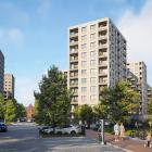 Tak ma wyglądać osiedle Apartamenty Krakowska obok skrzyżowania Alei Wielkiej Wyspy i...