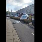 Wypadek na Grabiszyńskiej  Autor: Pomoc Drogowa AUTO-HARD