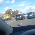 Wypadek - aleja Karkonoska, Wrocław  Autor: Mateusz Binięda