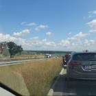 Korek po wypadku na S3 w Legnicy  Autor: Czytelnik