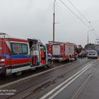 Wypadek - Most Osobowicki, Wrocław  Autor: Straż Miejska Wrocław