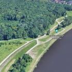  Polana rekreacyjna w lesie Osobowickim i dawna przystań parowców nad Odrą   Las...