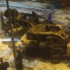 Nocny pożar we Wrocławiu. Spaliły się samochody  Autor: Pomoc Drogowa AUTO-HARD