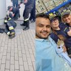 Akcja ratunkowa na placu Bema  Autor: Straż Miejska Wrocławia