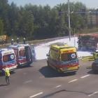 Wypadek wozu strażackiego. Wstrząsające nagranie zderzenia  Autor: Czytelnik