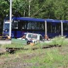 Miejsce, gdzie nowe torowisko wzdłuż Kosmonautów łączy się ze starym  Autor: mgo