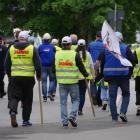 Protest górników z Turowa we Wrocławiu  Autor: Jakub Jurek