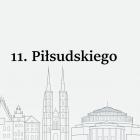  Gł&oacute;wna oś kulturalna Wrocławia. Przy ulicy lub w bezpośrednim sąsiedztwie:...