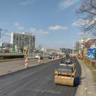 Remont nawierzchni sparaliżował ruch na alei Hallera we Wrocławiu.  Autor: Andrzej...
