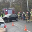 Wrocław: Czołowe zderzenie dwóch osobówek  Autor: Pomoc drogowa AUTO-HARD