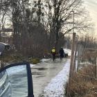 Wycinka drzew przy Karkonoskiej. Przejazd i przejście zamknięte  Autor: Jakub Jurek