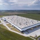 Wizualizacja hal magazynowych V Logistics Centre budowanych w Magnicach pod Wrocławiem....