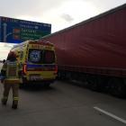 Wypadek na autostradzie A4  Autor: OSP Pieńsk