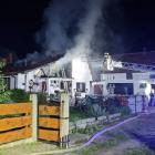 Nocy pożar w Rogowie Sobóckim  Autor: OSP Sobótka Zachodnia