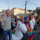 Jednorożec Wrocławia dla Wszystkich (osoby na zdjęciu nie są osobami zaatakowanymi)...