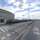 Okolice Stadionu we Wrocławiu, al. Śląska  Autor: Google Street View