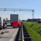 Wypadek na A4 / fot. KMP Wrocław