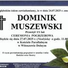 Pogrzeb Dominika zaplanowano na niedzielę