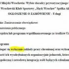 Skriny z Biuletynu Informacji Publicznej Urzędu Miasta Wrocławia  Autor: archiwum