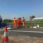 Wypadek na autostradzie A8 we Wrocławiu  Autor: TK