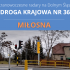 Ultranowoczesny fotoradar pojawi się także na drodze krajowej nr 36 z Wrocławia do...