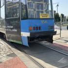 Wypadek dwóch tramwajów na Legnickiej na wysokości placu Strzegomskiego  Autor:...