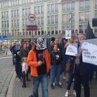 Protest przeciwko budowie spalarni śmieci.  Autor: Andrzej Borek