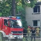 Pożar domu jednorodzinnego na Biskupinie. Jedna osoba ranna  Autor: Andrzej Borek
