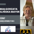 Małgorzata Calińska - Mayer jest radną sejmiku Dolnego Śląska z ramienia PiS. Jest...