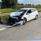 Wypadek na autostradzie A4  Autor: KMP we Wrocławiu