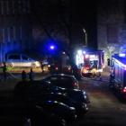 Nocny pożar na Nadodrzu. Palił się dostawczak zaparkowany przy kamienicy  Autor: Pomoc...
