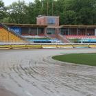 Tak wyglądał tor Stadionu Olimpijskiego po intensywnych opadach deszczu.  Autor: Paweł...