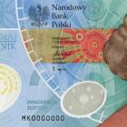 Tak wygląda nowy kolekcjonerski banknot o nominale 20 złotych  Autor: NBP