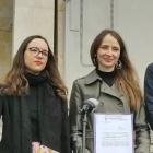 Pod Kuratorium Oświaty we Wrocławiu odbyła się konferencja prasowa Lewicy na temat...