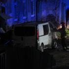 Nocny pożar na Nadodrzu. Palił się dostawczak zaparkowany przy kamienicy  Autor: Pomoc...