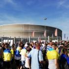 Mecz Ukraina - Anglia we Wrocławiu  Autor: mgo