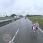 Kłótnia na autostradzie A4  Autor: Stop Cham