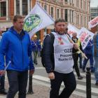 Protest górników z Turowa we Wrocławiu  Autor: Jakub Jurek