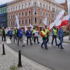 Protest górników z Turowa we Wrocławiu  Autor: Jakub Jurek